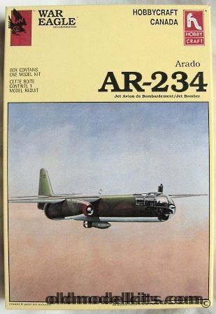 Hobby Craft 1/48 Arado AR-234 - Jet Bomber, HC1671 plastic model kit