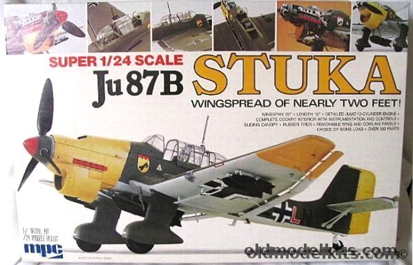 MPC 1/24 Ju-87 B Stuka, 2-3506 plastic model kit