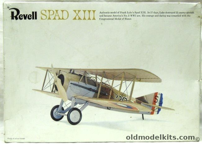 Revell 1/28 Frank Luke's Spad XIII, H290-200 plastic model kit