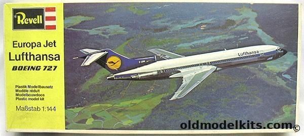 Revell 1/144 Europa Jet Lufthansa 727-100 - (Boeing 727), H240 plastic model kit