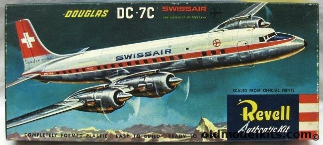 Revell 1/122 DC-7C Swissair 'S' Issue, H267-98 plastic model kit