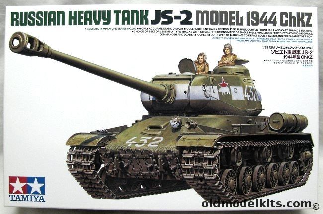 Tamiya 1/35 JS-2 Model 1944 ChKZ - Russian Heavy Tank With PE Parts - USSR / Czech / Polish, 35289 plastic model kit