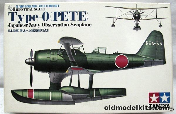 Tamiya 1/50 Type 0 Pete F1M2 - 938 Flying Corps / 'R' Sq Rabaul and Shortland Islands / Kamikawa Maru Tender / Tateyama Flying Corps Tokyo Bay / Indonesian Air Force Surabaya 1946 / Seaplane Carrier Chitose, MA111-300 plastic model kit