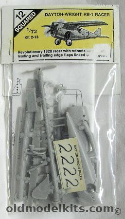 12 Squared 1/72 Dayton-Wright RB-1 Racer - Bagged, 2-13 plastic model kit