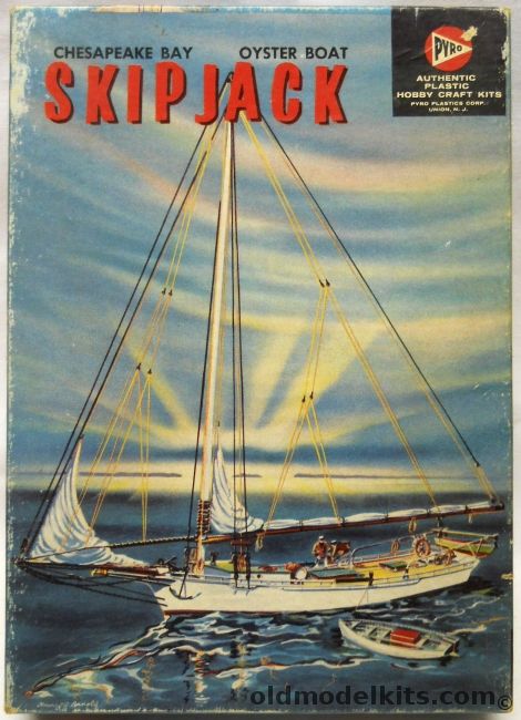 Pyro 1/60 Chesapeake Bay Skipjack Oyster Boat - Carrie Price, 269-98 plastic model kit