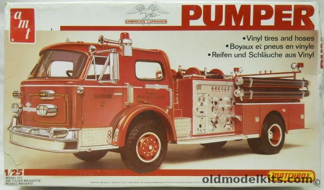 AMT 1/25 American LaFrance Pumper Fire Truck, PK6122 plastic model kit