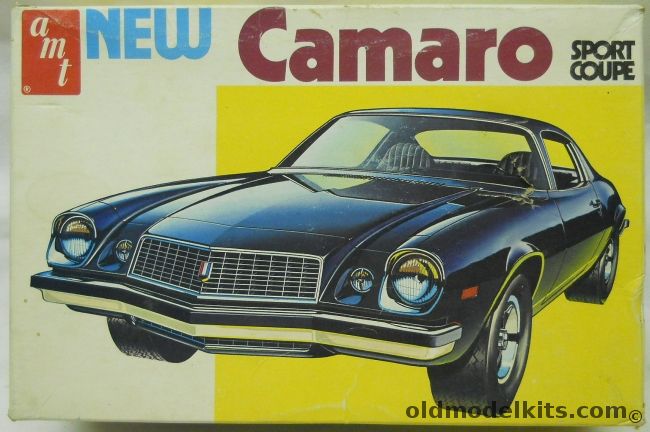 AMT 1/25 1974 Chevrolet Camaro Sport Coupe - Stock Or Drag, T388 plastic model kit