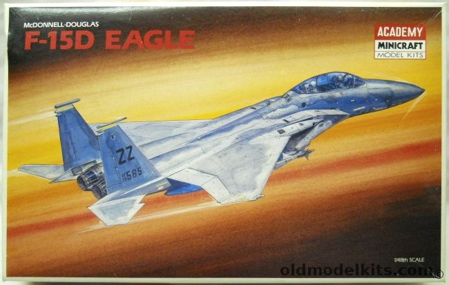 Academy 1/48 F-15D Eagle, 1686 plastic model kit