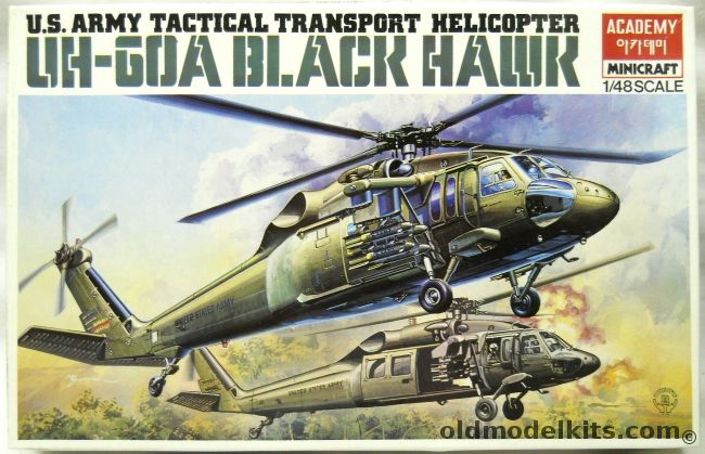 Academy 1/48 UH-60A Blackhawk, FA034 plastic model kit