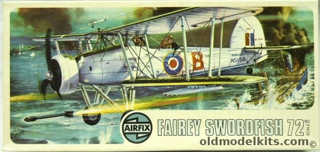 Airfix 1/72 Fairey Swordfish II - Royal Navy, 02005-1 plastic model kit