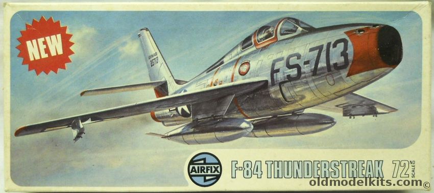 Airfix 1/72 TWO Republic F-84 Thunderstreak US Air Force or Luftwaffe, 03022-9 plastic model kit