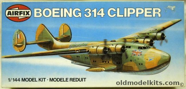 Airfix 1/144 Boeing 314 Pan Am Clipper - Dixie or BOAC Berwick, 04172-6 plastic model kit