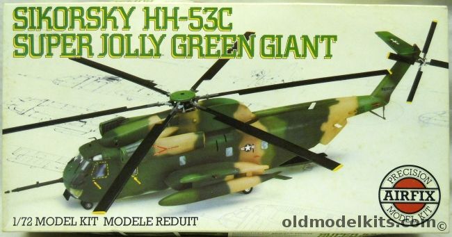 Airfix 1/72 Sikorsky HH-53C / S-65C-3 Super Jolly Green Giant - USAF 67th Rescue and Recovery Sq Woodbridge England or Israeli Air Force, 06003-7 plastic model kit