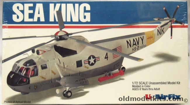 Airfix 1/72 Sikorksy SH-3D Sea King - USAirfix Issue, 30020 plastic model kit