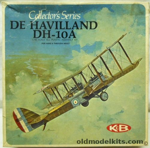 Aurora-KB 1/48 De Havilland DH-10A Collector's Edition Issue - (DH10), 1125-300 plastic model kit