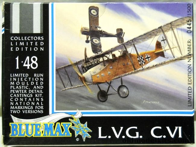 Blue Max 1/48 L.V.G C.VI - (LVG C-VI), BM204 plastic model kit