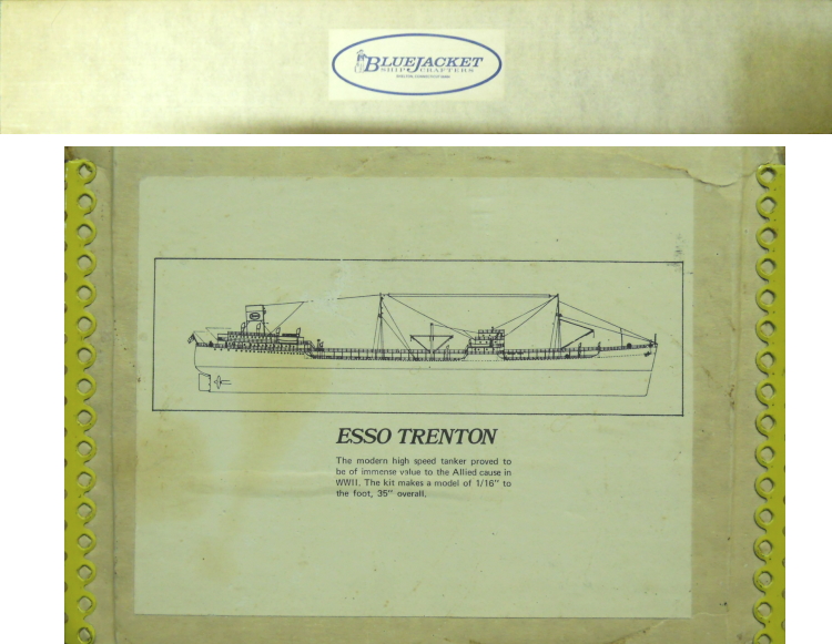 Bluejacket 1/192 Esso Trenton - Cimarron Class National Defense Features Class Tanker - 35 Inch Long Wood And Metal Ship Model plastic model kit