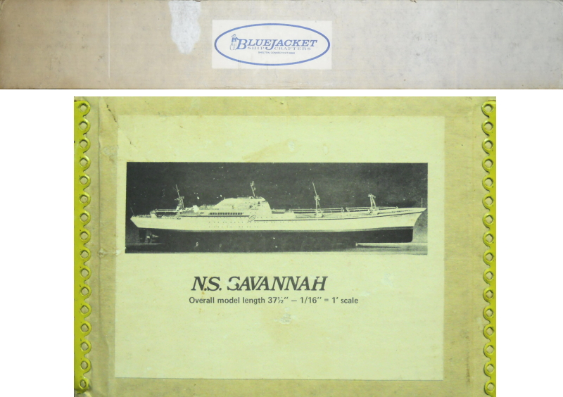 Bluejacket 1/192 NS Savannah - 37.5 Inch Long Wood And Metal Ship Model plastic model kit