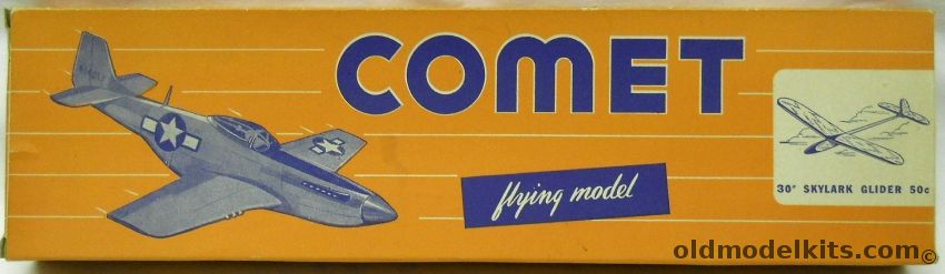 Comet Skylark Glider - 30 Inch Wingspan Flying Model, G5 plastic model kit