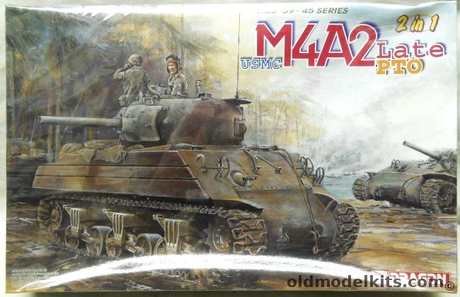 Dragon 1/35 USMC M4A2 Sherman Late PTO, 6462 plastic model kit