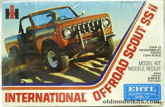 ERTL 1/25 International Offroad Scout II, 8030 plastic model kit