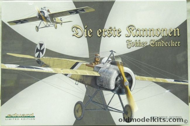 Eduard 1/48 Fokker E.III Eindecker Dual Combo Die ersten Kannonen - (E-III), 1141 plastic model kit