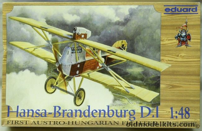 Eduard 1/48 Hansa-Brandenburg D-I - Flik 41J / Kpl. Herzog Flik 41J / Offzstv Kaszala (8 victories) Flik 41J / Lt. Leo Bisce Flik 41J / Oblt Linke-Crawford (27 victories total) / Ofzstv Jozef Siegel (3 victories) Flik 16 - (D.1/ DI), 8004 plastic model kit