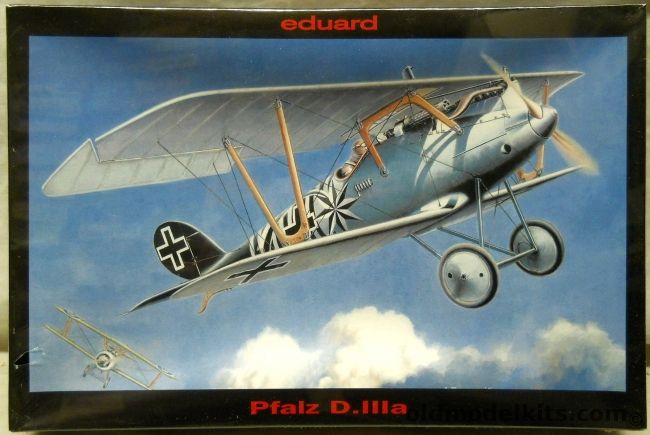 Eduard 1/48 Pfalz D-IIIa Late Version - (DIII), 8044 plastic model kit