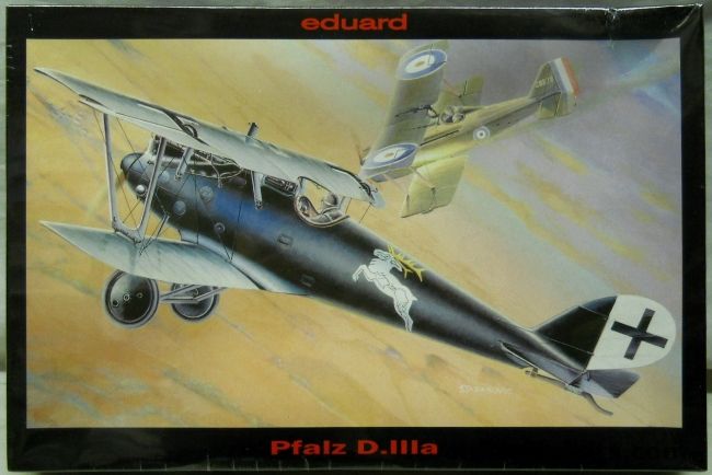 Eduard 1/48 Pfalz D-IIIa Early Version - (DIII), 8046 plastic model kit