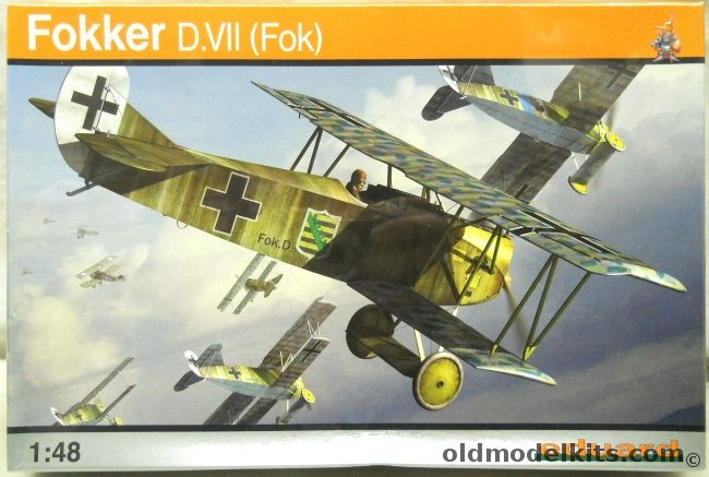 Eduard 1/48 Fokker D-VII (Fok) - (D.VII), 8132 plastic model kit