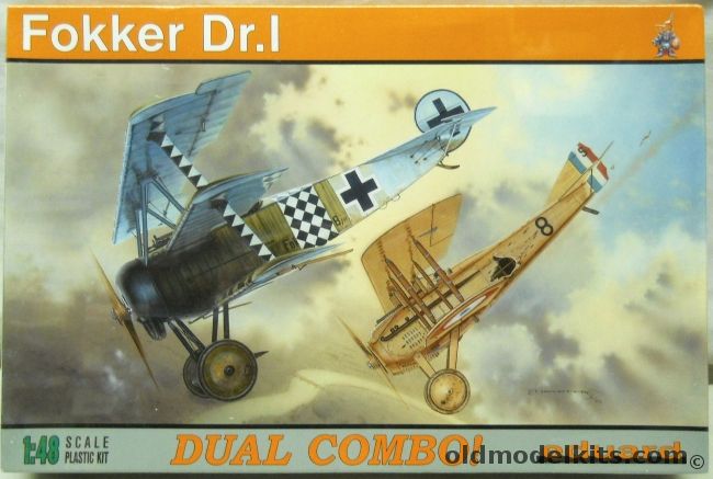 Eduard 1/48 Fokker DR.I Dual Combo - (Dr-I / DR-1), 8161 plastic model kit