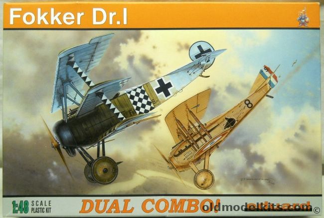 Eduard 1/48 Fokker DR.I Dual Combo - (Dr-I / DR-1), 8161 plastic model kit