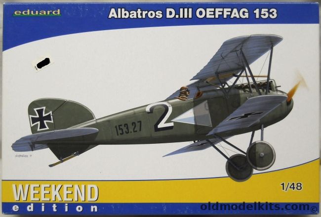 Eduard 1/48 Albatros D-III OEFFAG 253 - Georg Kenzian Flick 55/J Pergine Winter 1917, 84150 plastic model kit