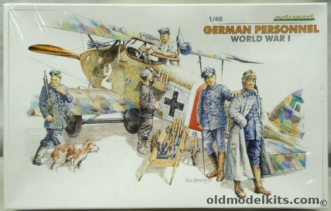 Eduard 1/48 German Personnel For Aviation WWI, 8503 plastic model kit