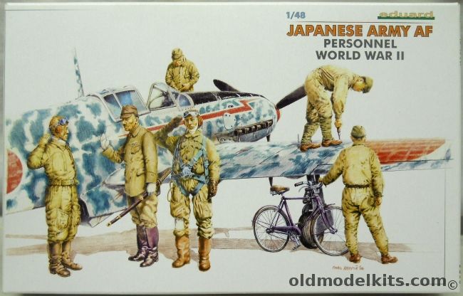 Eduard 1/48 Japanese Army Air Force Personnel World War II, 8504 plastic model kit