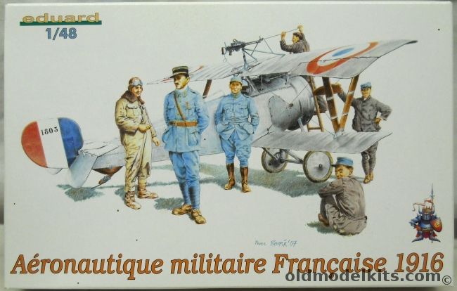 Eduard 1/48 French Military Aviation Personnel WWI / Aeronautiqye Militaire Francsaise 1916, 8511 plastic model kit