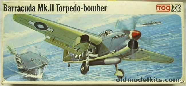 Frog 1/72 Fairey Barracuda Torpedo Bomber, F161 plastic model kit