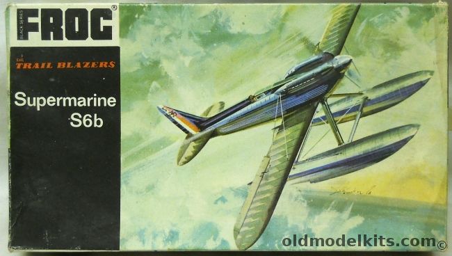 Frog 1/72 Supermarine S-6B (S.6B) Floatplane - Trail Blazers Issue, F164 plastic model kit