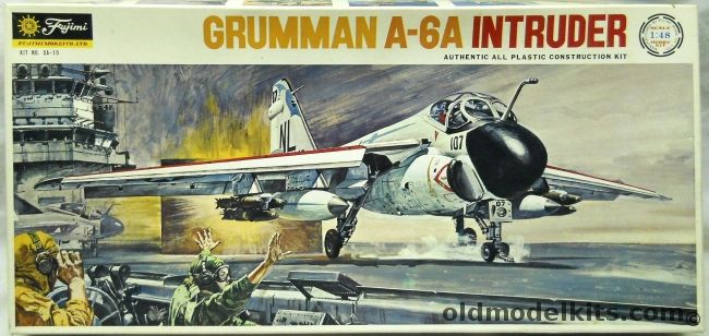 Fujimi 1/48 Grumman A-6A Intruder - VA-85 Kitty Hawk / VA-35 USS Enterprise / VA-196 Constellation, 5A-10 plastic model kit