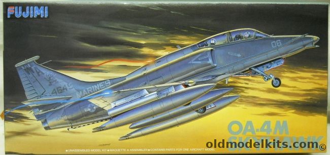 Fujimi 1/72 OA-4M Skyhawk - US Marines H&MS-12 Outlaws (154645)  / H&MS-32 / H&MS-12 Outlaws (154340), F-23 plastic model kit