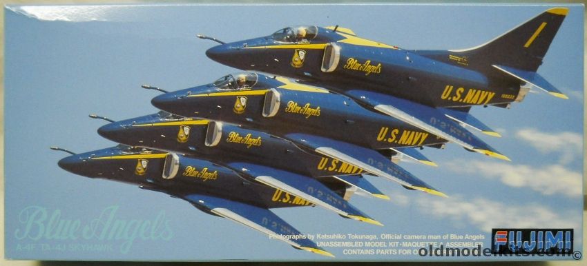 Fujimi 1/72 A-4F / TA-4J Skyhawk Blue Angels, G-19 plastic model kit