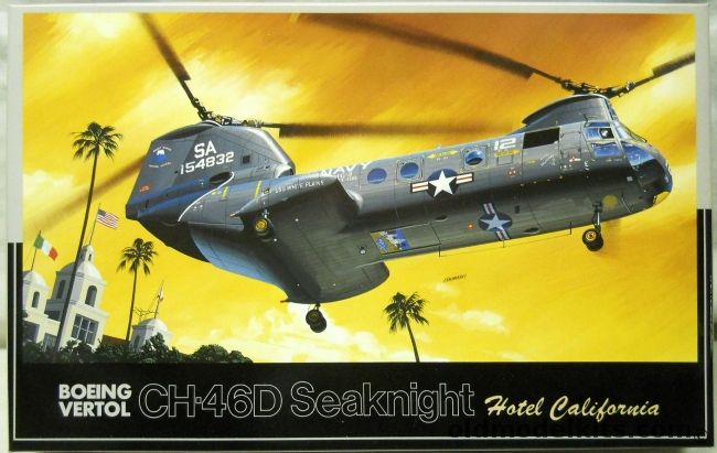 Fujimi 1/72 Boeing Vertol CH-46D Seaknight - HC-3 DET-106 'Hotel California' / HC-3 DET-104 'Mars', H-2 plastic model kit