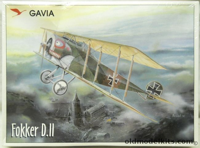 Gavia 1/48 Fokker D-II - Ltn. Fritz Grunzweig Ensheim 1916 or 540/16 (w/n 832) 1915 - (M17 D.II), 003-1199 plastic model kit