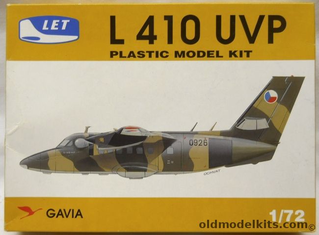 Gavia 1/72 L-140 UVP Turbolet  - Civil LET / Aeroflot / Military Czech Air Force, KP0410 plastic model kit