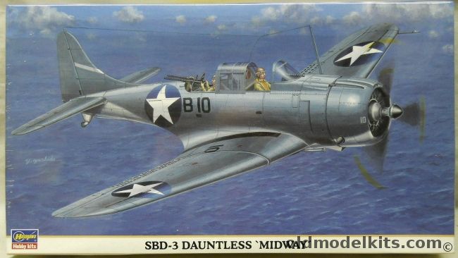 Hasegawa 1/48 Douglas SBD-3 Dauntless Battle Of Midway, 09430 plastic model kit