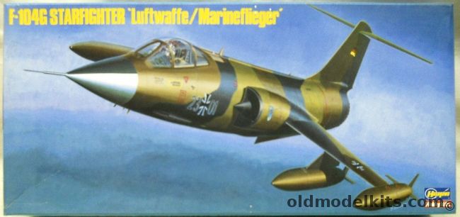 Hasegawa 1/72 Lockheed F-104G Starfighter - Luftwaffe / Marineflieger - JBG34 / JBG31 / MFG1 / MFG2 /, 1002 plastic model kit