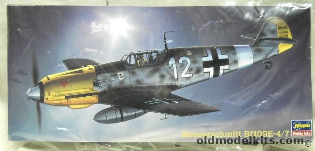 Hasegawa 1/72 Messerschmitt Bf-109E-4/7 - (Bf109) - Bagged, AP9 plastic model kit