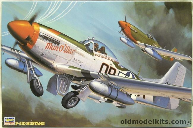 Hasegawa 1/32 P-51D Mustang - 'Man 'O War' 334 FS 4FG 8AF Lt. Kinnard / 'Helen' 317FS 325FG 15AF Maj. Fiedler / 355th FG 'Butch Baby', ST5 plastic model kit