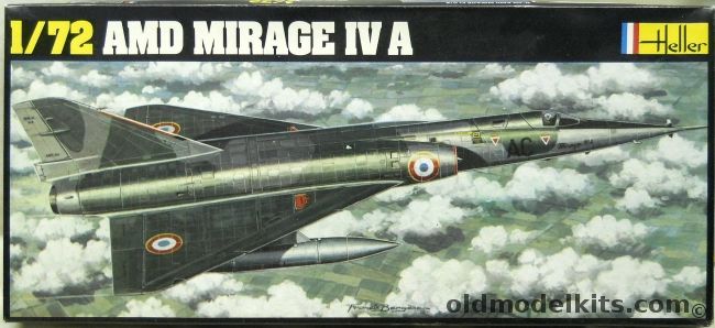 Heller 1/72 AMD Mirage IVA Bomber, 351 plastic model kit