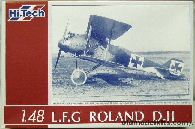 Hi-Tech 1/48 LFG Roland D-II - (D.II), HT006 plastic model kit